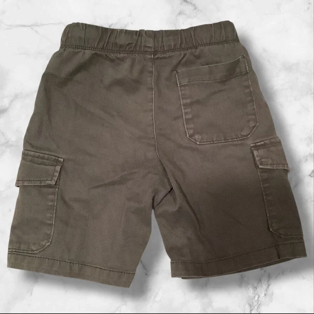 Old Navy Boys Grey‎ Cargo Shorts Size M/8 Cotton Blend